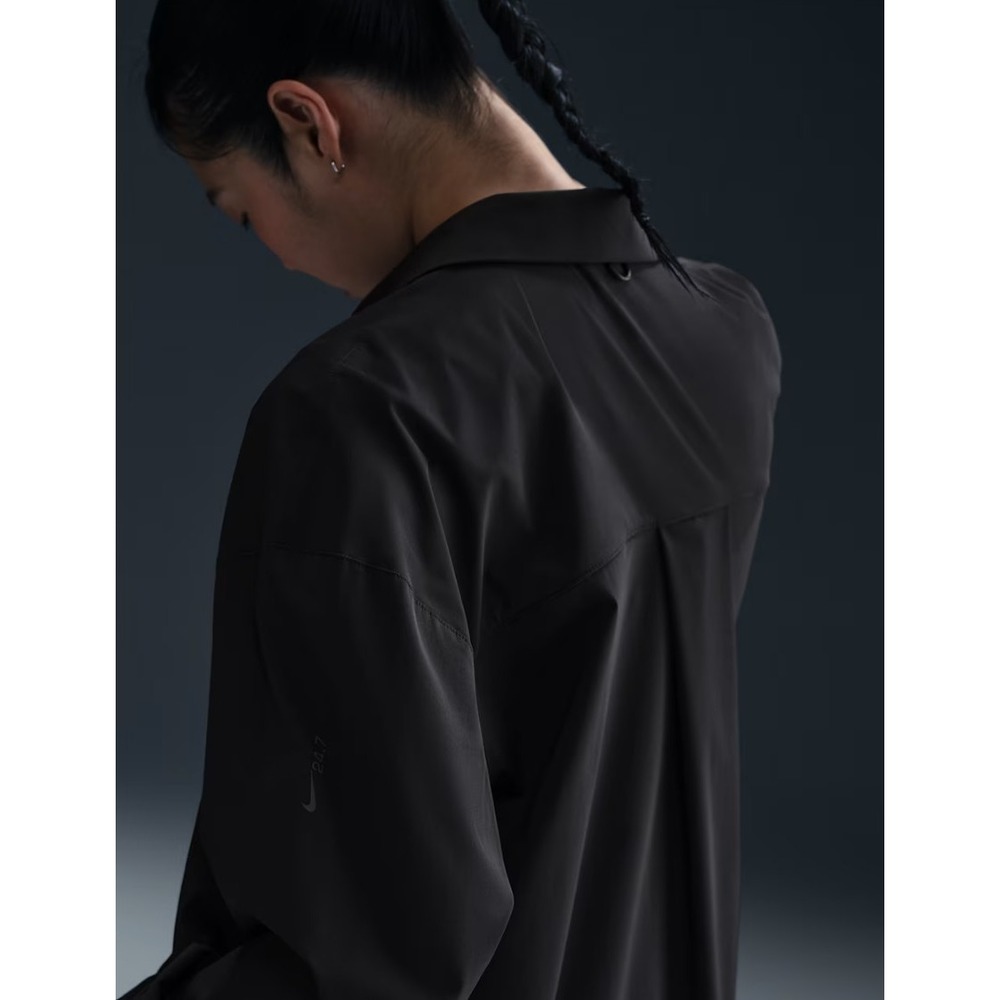Nike 24.7 Perfect Stretch Women's Dri-FIT Oversized Long Sleeve Shirt SZ L $130 - Picture 2 of 5